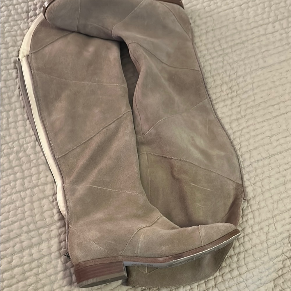 Stylish Suede Knee-High Boots